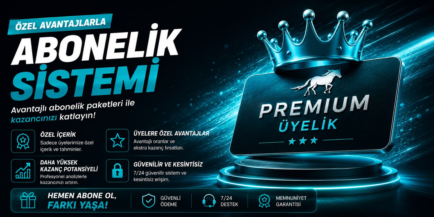 Abonelik sistemi ve paketleri